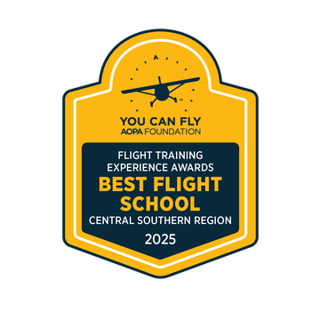 AOPA 2025 Central Southern Region Best Flight School